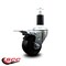 Service Caster 3'' Hard Rubber Swivel 1-3/8'' Expanding Stem Caster Total Lock Brake SCC-EXTTL20S314-HRS-138 - alternate 3